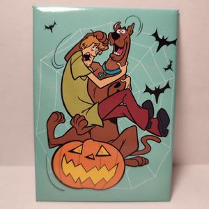 Scooby Doo and Shaggy Halloween Themed Fridge Magnet Official Collectible
